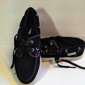 Converse SEA STAR OX Suede Boat Shoes Black